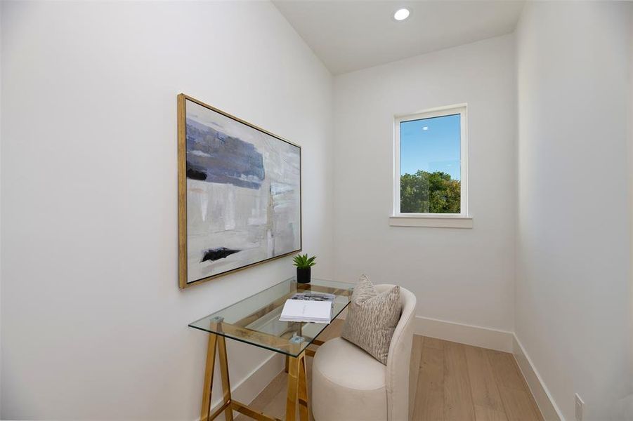 Upstairs private office Upstairs private office