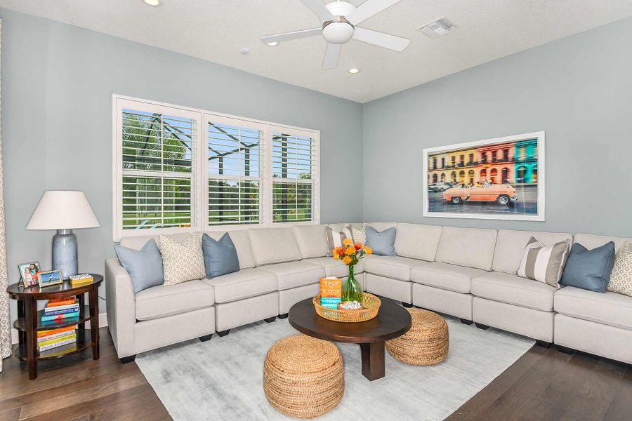 Furnished interior view inside a new home in Grand Palm, Venice (Image 16).