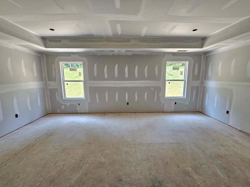 In-progress construction of a new home in Arbors at Richland Creek, Buford, GA (Image 39).