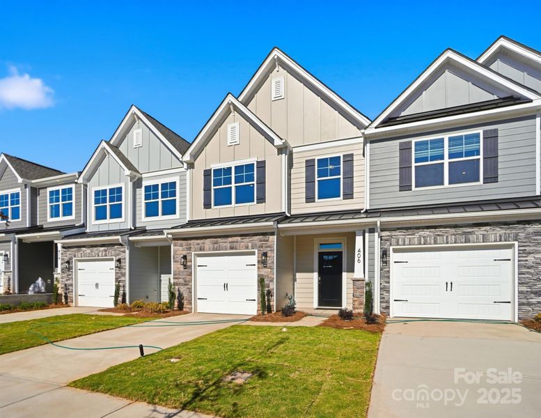 Front exterior of a new home in , Waxhaw, NC, highlighting curb appeal (Image 2).