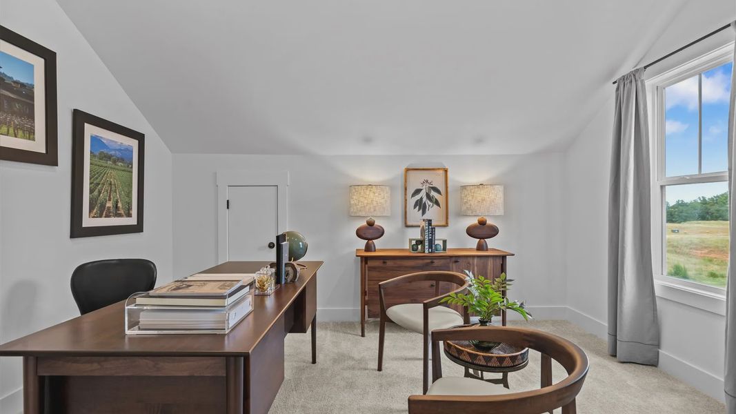 Representative furnished interior of a home built from the Cooper 3 by DRB Homes in The Reserve at Livingston Park, Easley (Image 30).