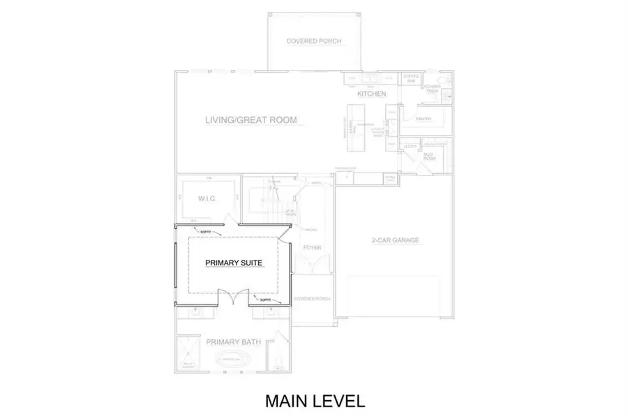 2D floor plan layout of this home in , Stone Mountain, GA (Image 48).