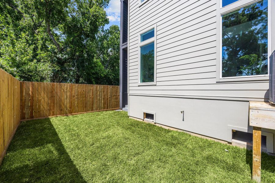 Exterior details and patio area of a home in , Houston (Image 23). Exterior details and patio area of a home in , Houston (Image 23).