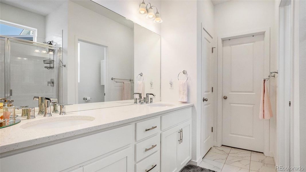 Large Primary Bathroom w/walk-in Closet