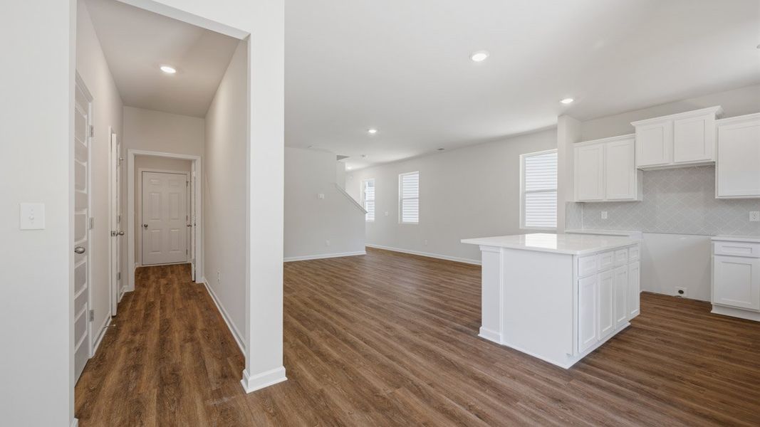 Representative unfurnished interior of a home built from the Hillcrest by D.R. Horton in Shoal Creek, Hampton (Image 20).