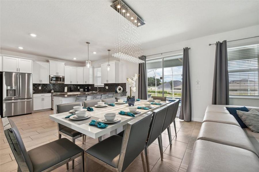 Furnished interior view inside a new home in , Davenport (Image 41).