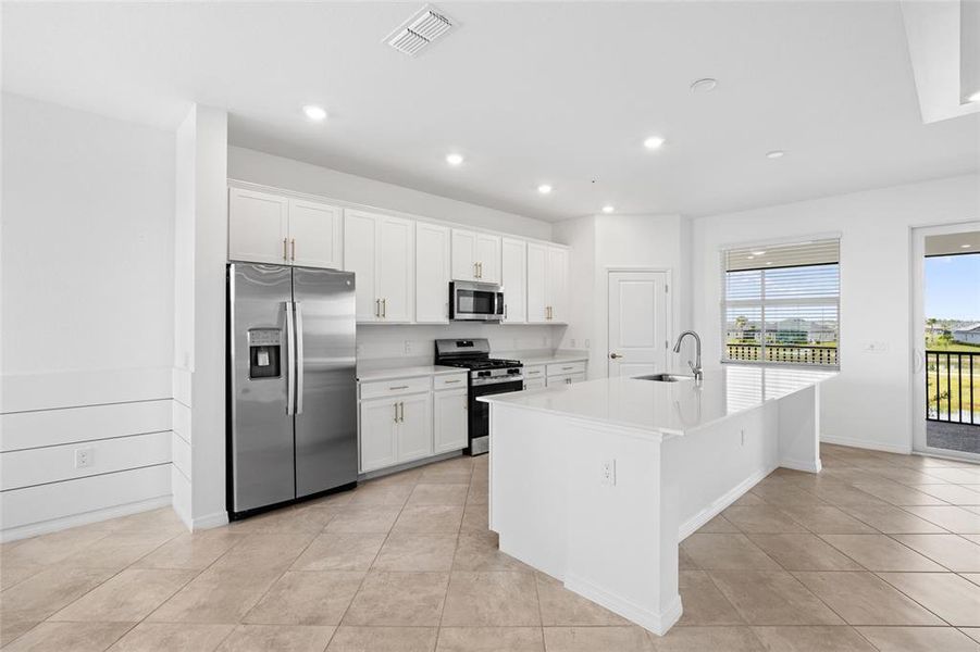 Furnished interior view inside a new home in , Punta Gorda (Image 10).