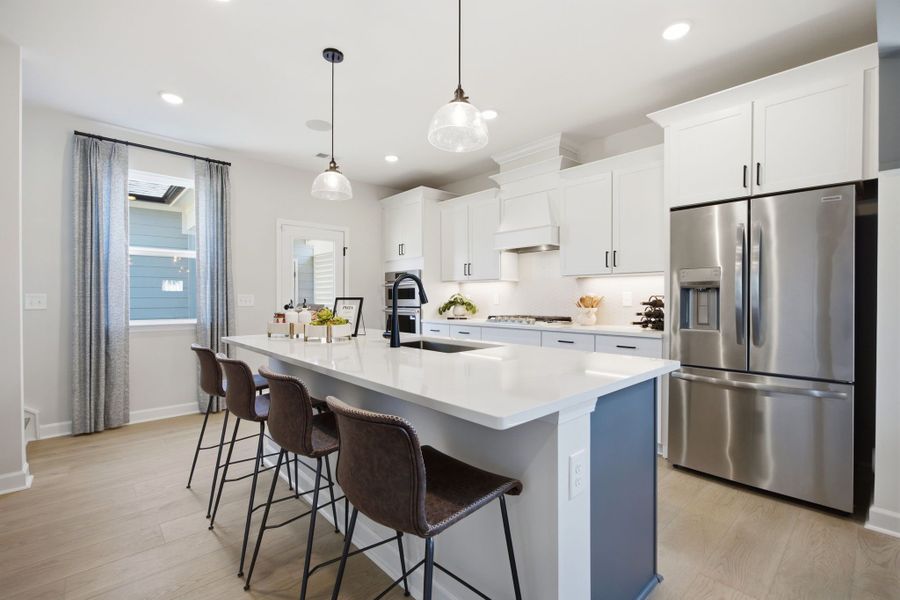 Representative furnished interior of a home built from the The Burke C by Davidson Homes LLC in Forestville Yard, Knightdale (Image 12).