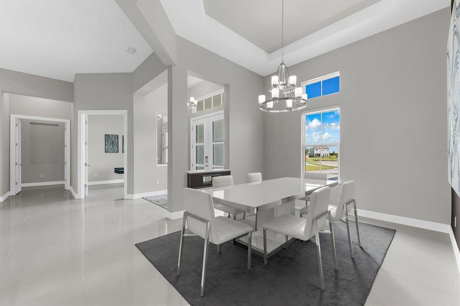 Furnished interior view inside a new home in , Sarasota (Image 19). Furnished interior view inside a new home in , Sarasota (Image 19).