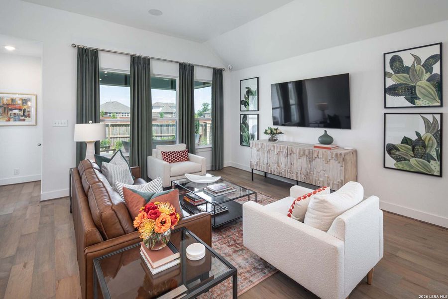 Furnished interior view inside a new home in Davis Ranch, San Antonio (Image 20).