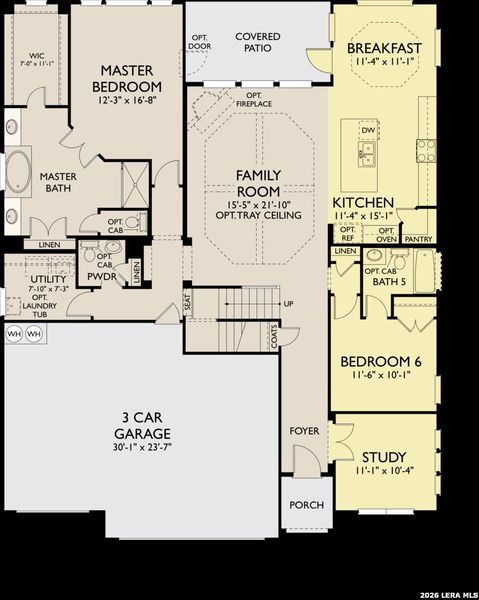2D floor plan layout of this home in , Schertz, TX (Image 3). 2D floor plan layout of this home in , Schertz, TX (Image 3).
