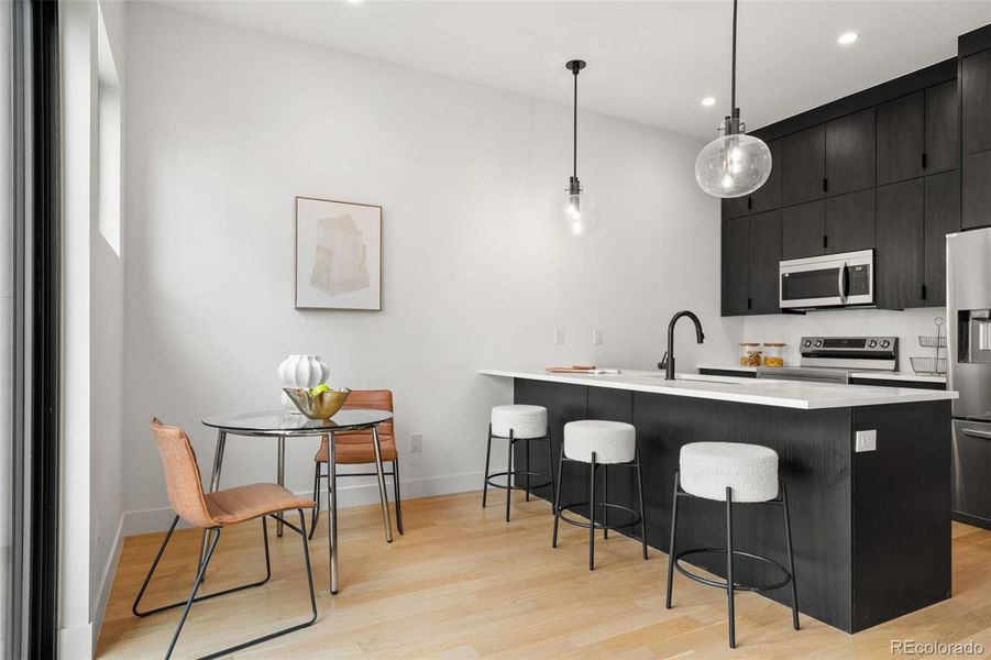 Furnished interior view inside a new home in , Denver (Image 14).