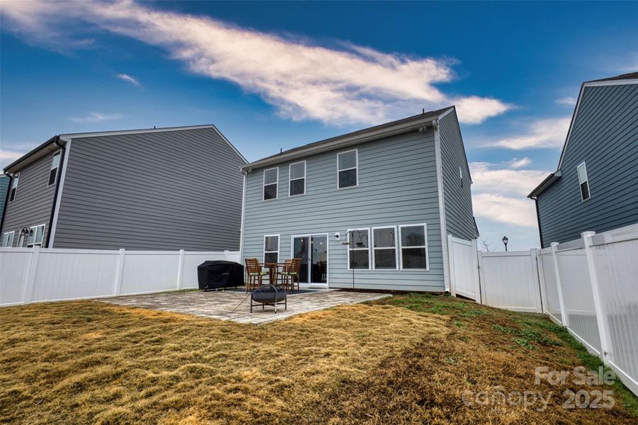 Exterior details and patio area of a home in , York (Image 27). Exterior details and patio area of a home in , York (Image 27).