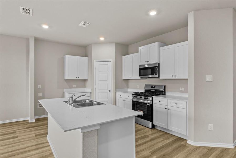 Furnished interior view inside a new home in Terra Trace, Fort Worth (Image 5).