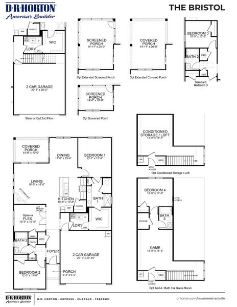 2D floor plan layout of this home in Nexus South, Gallatin, TN (Image 3). 2D floor plan layout of this home in Nexus South, Gallatin, TN (Image 3).