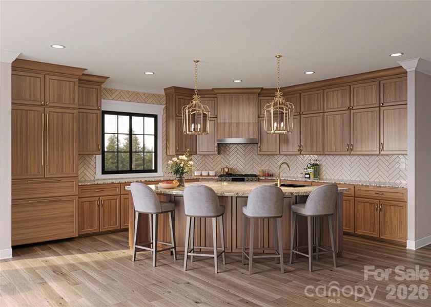 Furnished interior view inside a new home in , Mooresville (Image 4).