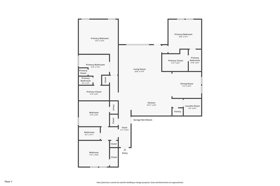 2D floor plan layout of this home in Railhead, Cedar Creek, TX (Image 4).