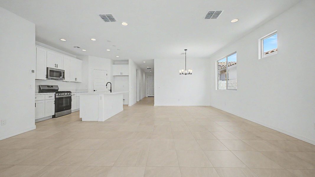 Furnished interior view inside a new home in The Lakes at Rancho El Dorado, Maricopa (Image 9).