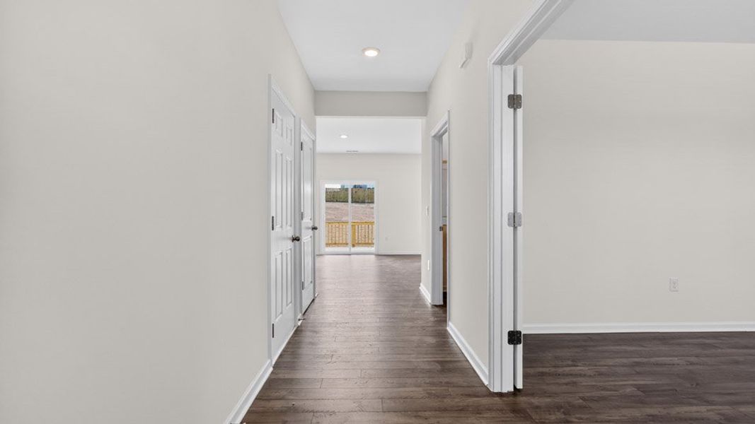 Spacious, unfurnished interior of a new home in The Reserve at Prestleigh, Wake Forest (Image 7). Spacious, unfurnished interior of a new home in The Reserve at Prestleigh, Wake Forest (Image 7).
