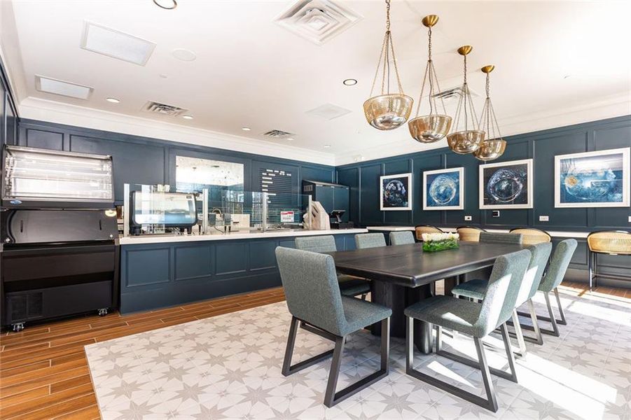 Furnished interior view inside a new home in Soleil Belmont Park, Canton (Image 5).
