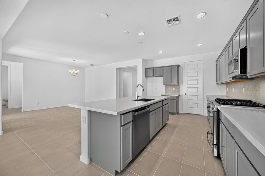 Furnished interior view inside a new home in Hawes Crossing, Mesa (Image 10).