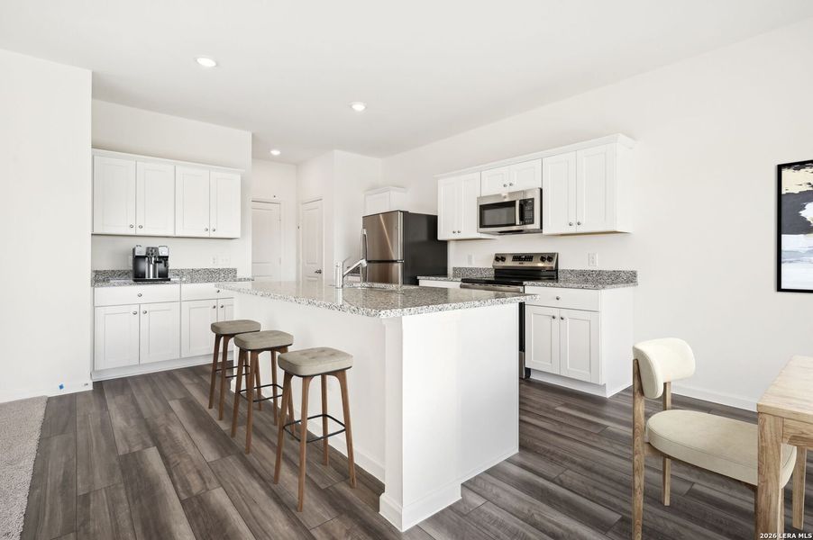 Furnished interior view inside a new home in Roosevelt Heights, San Antonio (Image 9).