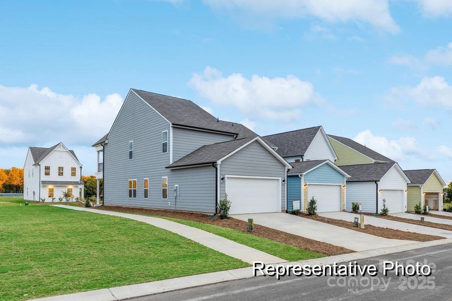 Front exterior of a new home in Colvin Park, Rock Hill, SC, highlighting curb appeal (Image 2).