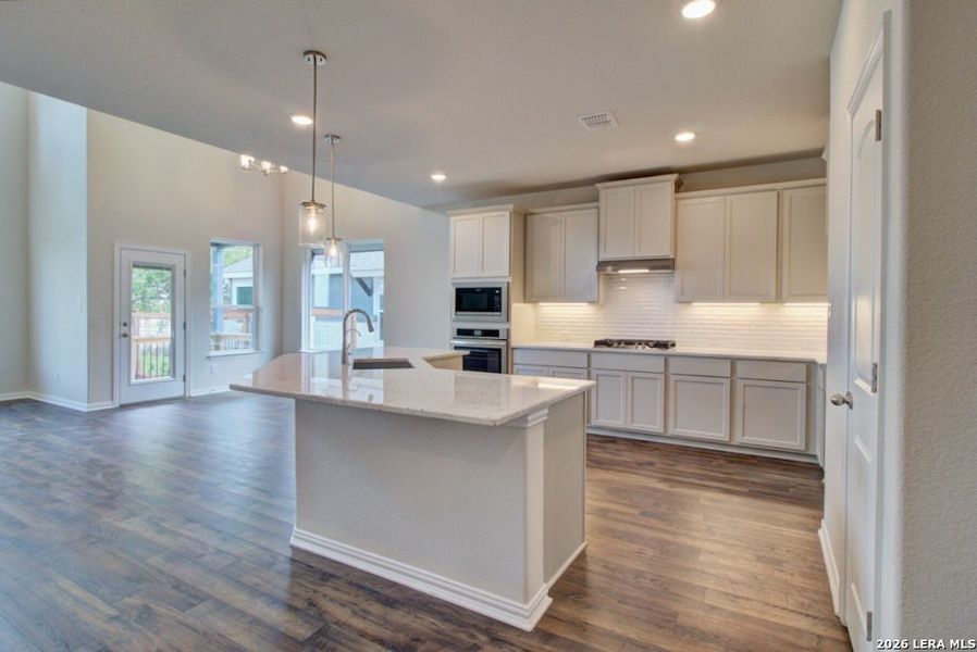 Furnished interior view inside a new home in The Crossvine, Schertz (Image 3).