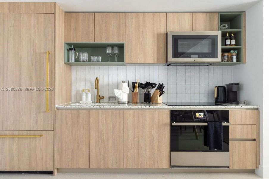 Furnished interior view inside a new home in , Miami (Image 6).