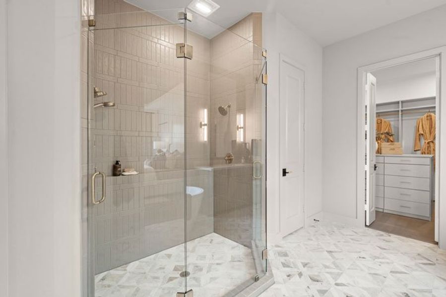 Furnished interior view inside a new home in Bridgeland 45', 50', 70', Cypress (Image 15).