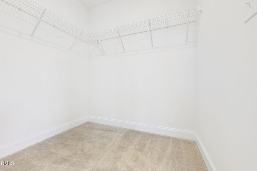 Primary walk in closet