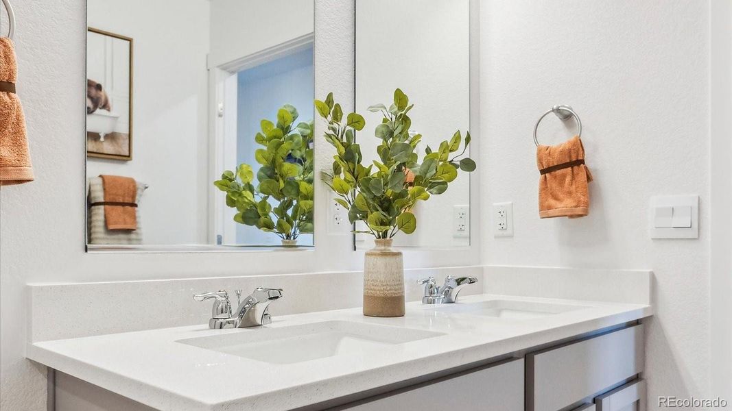 Close-up of interior finishes inside a home in Villas at Vantage, Berthoud (Image 19).