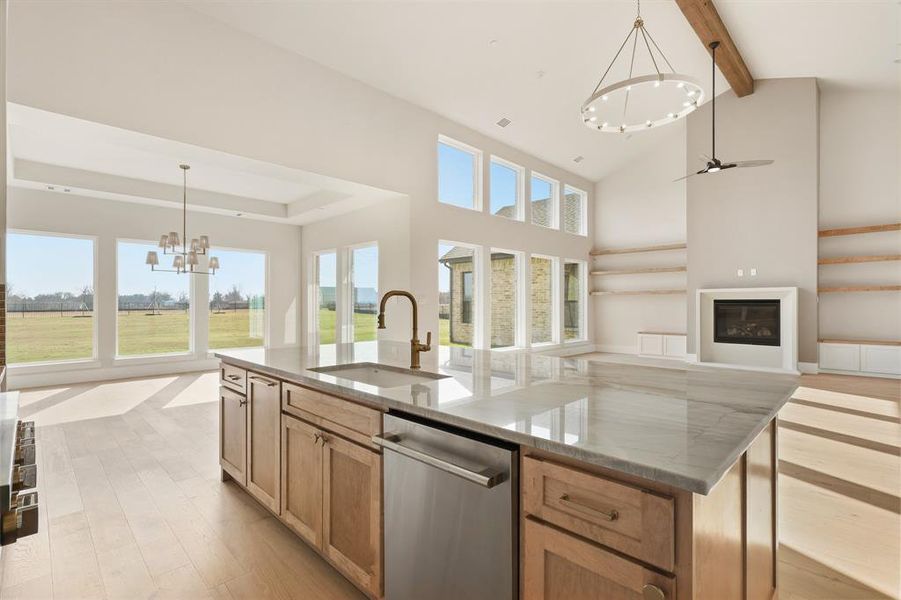 Furnished interior view inside a new home in Dean Farms, Lucas (Image 6).