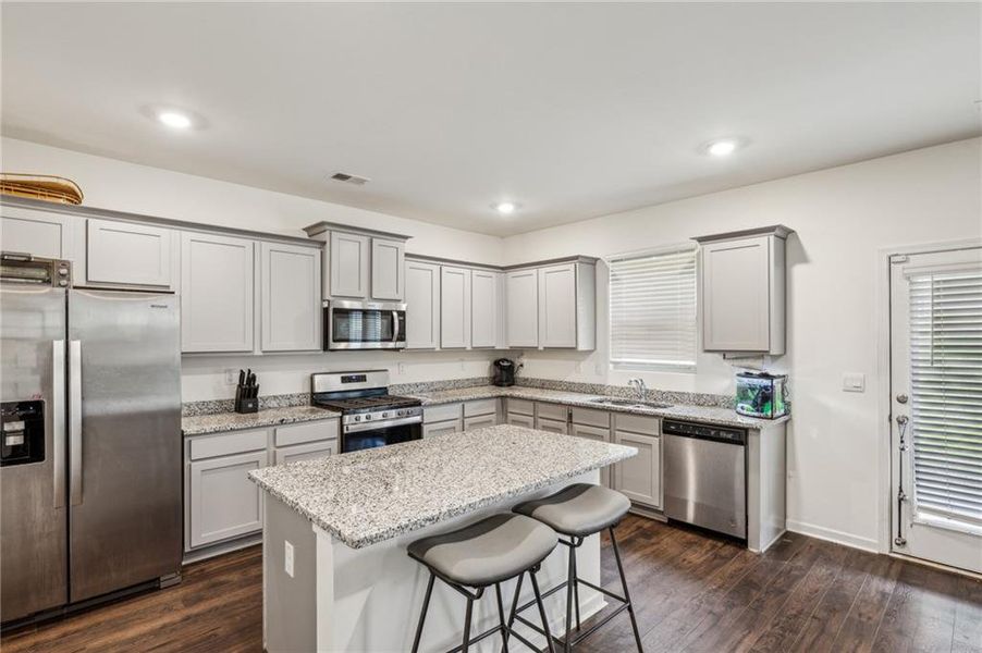 Furnished interior view inside a new home in The Enclave at Flat Rock Hills, Stonecrest (Image 5).