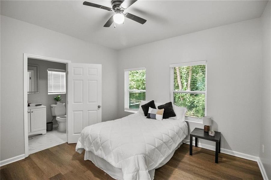 Furnished interior view inside a new home in , Macon (Image 8).