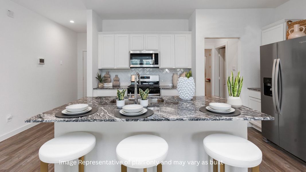 Furnished interior view inside a new home in Alaia Crossing, Houston (Image 6).