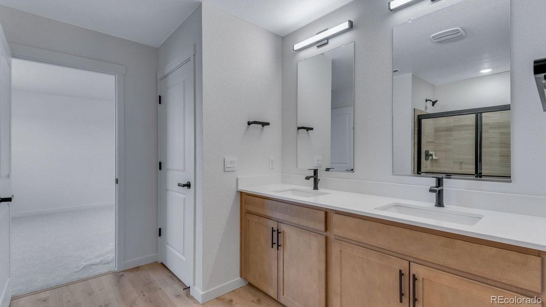 Furnished interior view inside a new home in Trails at Crowfoot, Parker (Image 7).