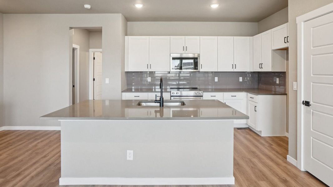 Furnished interior view inside a new home in Windler Townhomes, Aurora (Image 16).