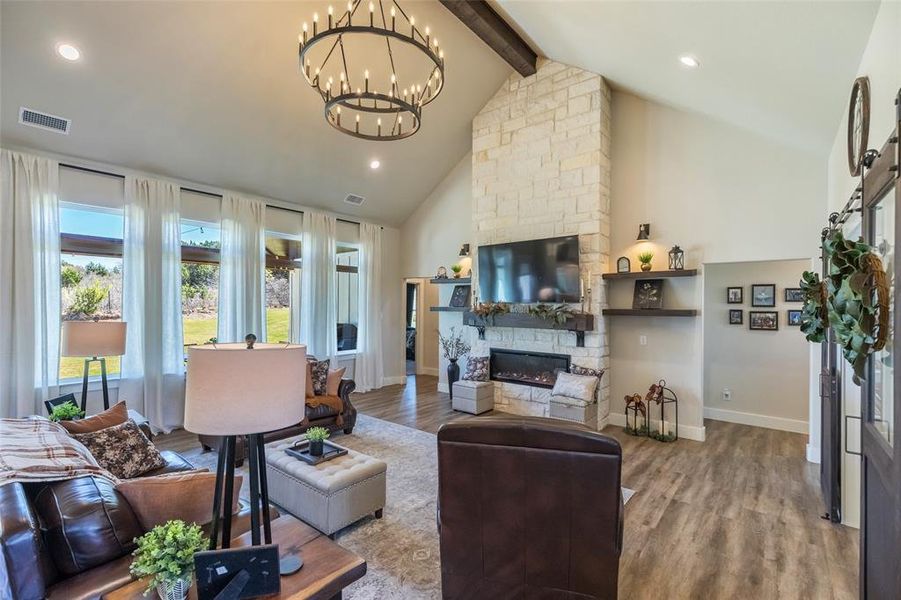 Furnished interior view inside a new home in , Abilene (Image 30). Furnished interior view inside a new home in , Abilene (Image 30).