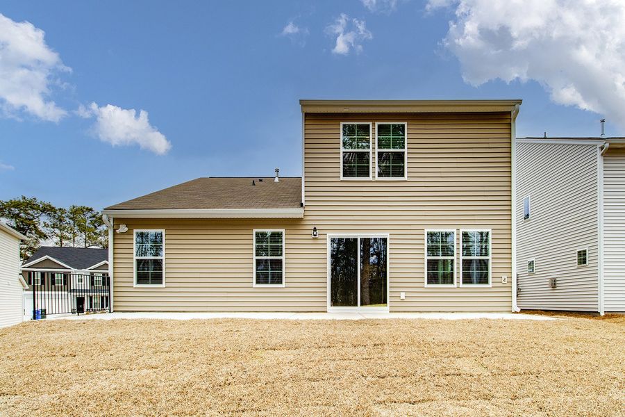 Exterior details and patio area of a home in Ellington, Elgin (Image 4).