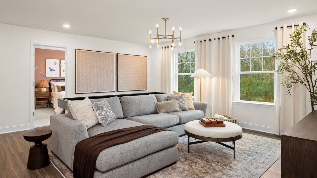 Furnished interior view inside a new home in Blake Pond, Lillington (Image 16).