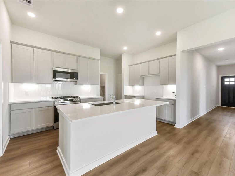 Furnished interior view inside a new home in River Ranch Meadows, Dayton (Image 5).