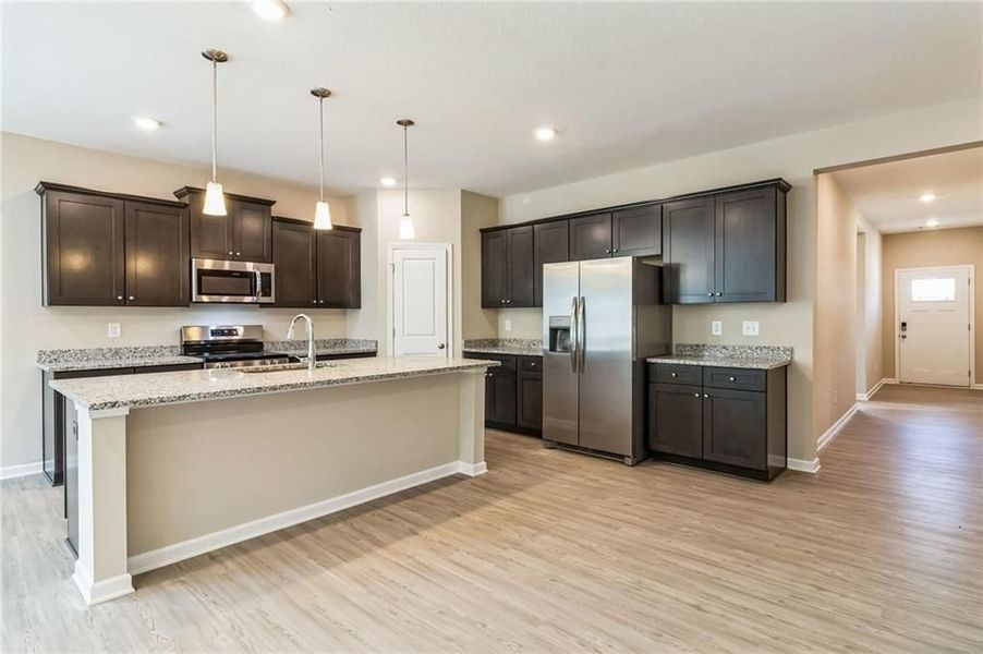 Furnished interior view inside a new home in Ivy Glen, Perry (Image 7). Furnished interior view inside a new home in Ivy Glen, Perry (Image 7).