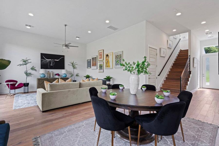 Furnished interior view inside a new home in Agave, Austin (Image 14).