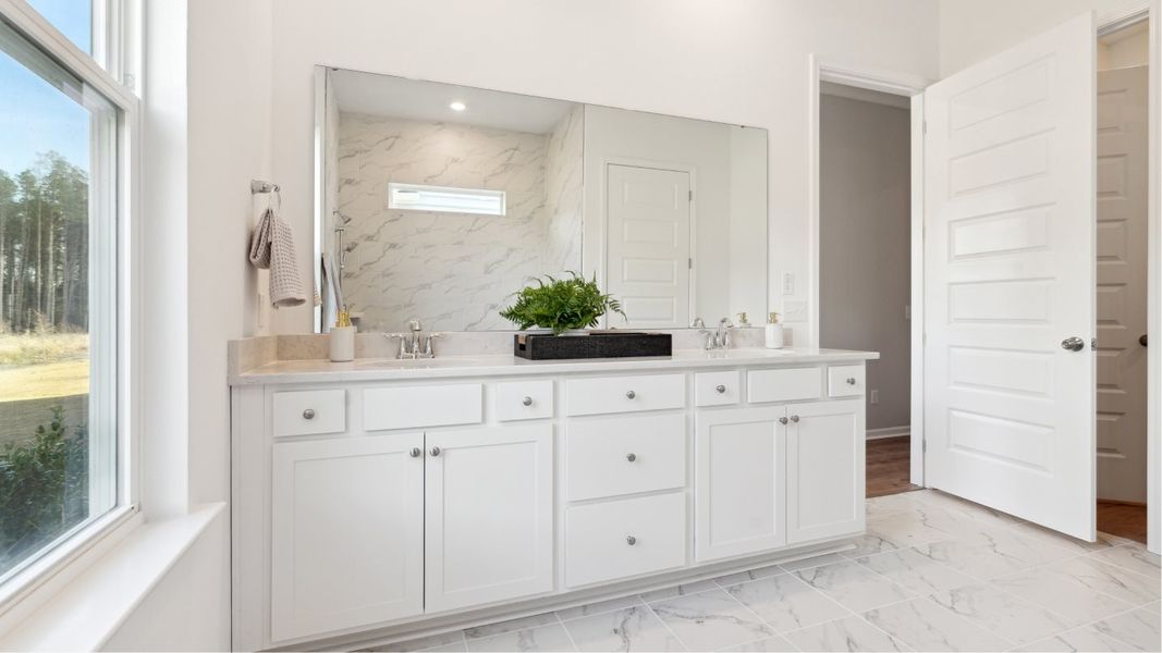 Lily owner's suite bathroom sinks