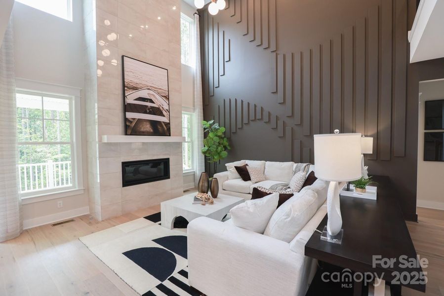 Furnished interior view inside a new home in , Waxhaw (Image 37).