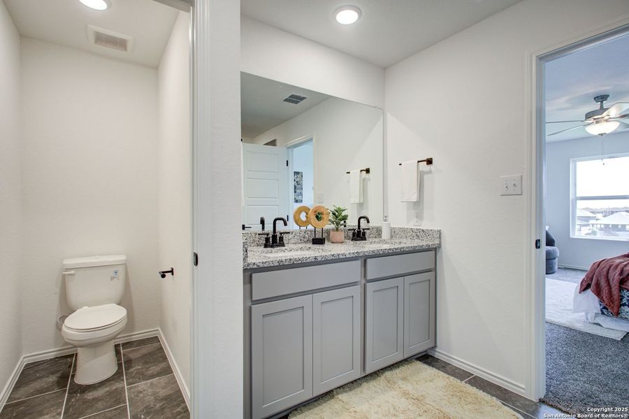 Furnished interior view inside a new home in Comanche Ridge, San Antonio (Image 65).
