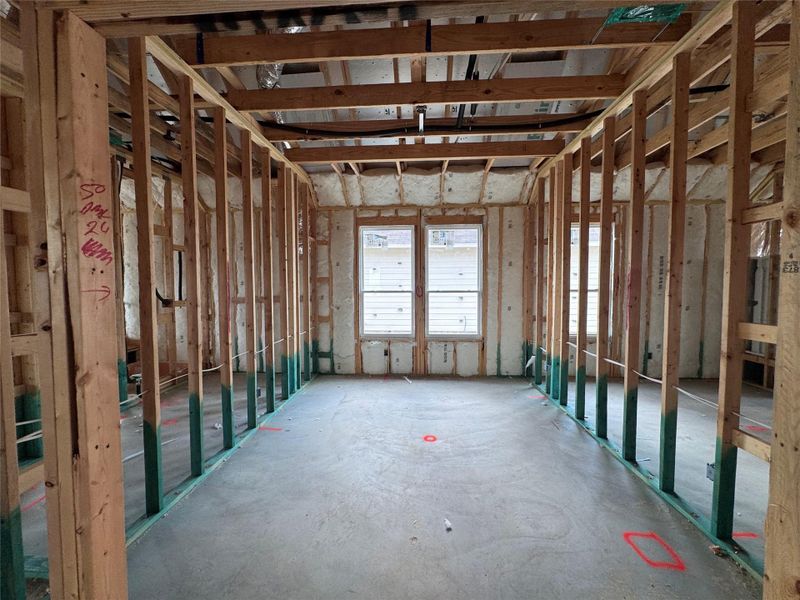 In-progress construction of a new home in Willow Springs, Creedmoor, TX (Image 34). In-progress construction of a new home in Willow Springs, Creedmoor, TX (Image 34).