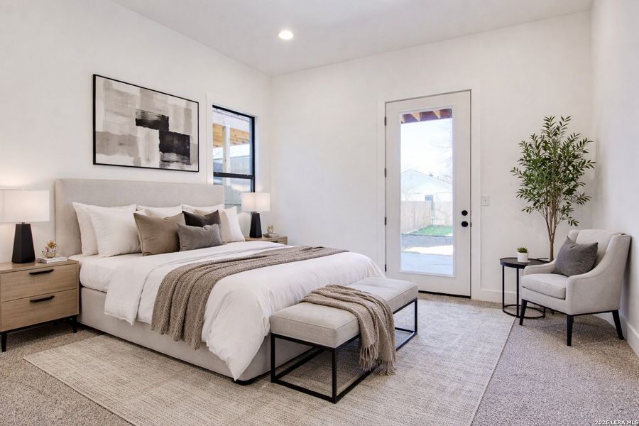 Furnished interior view inside a new home in , San Antonio (Image 10).