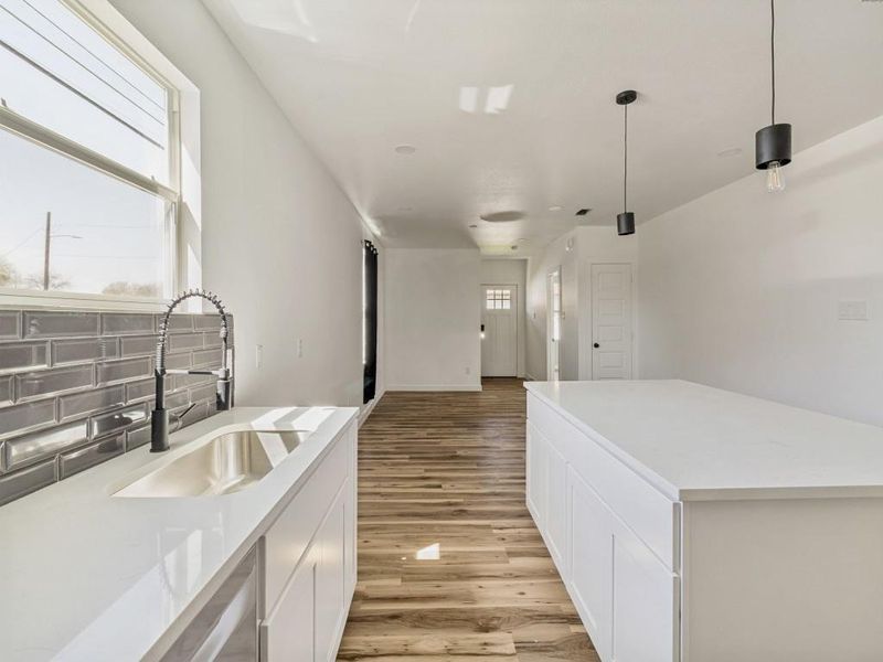 Furnished interior view inside a new home in , Dallas (Image 16).